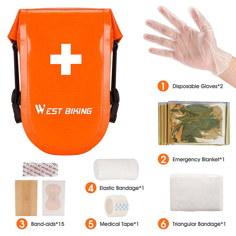 Outdoor Portable First Aid Kit Bike Bag Waterproof Easy to Carry Bicycle Bag
