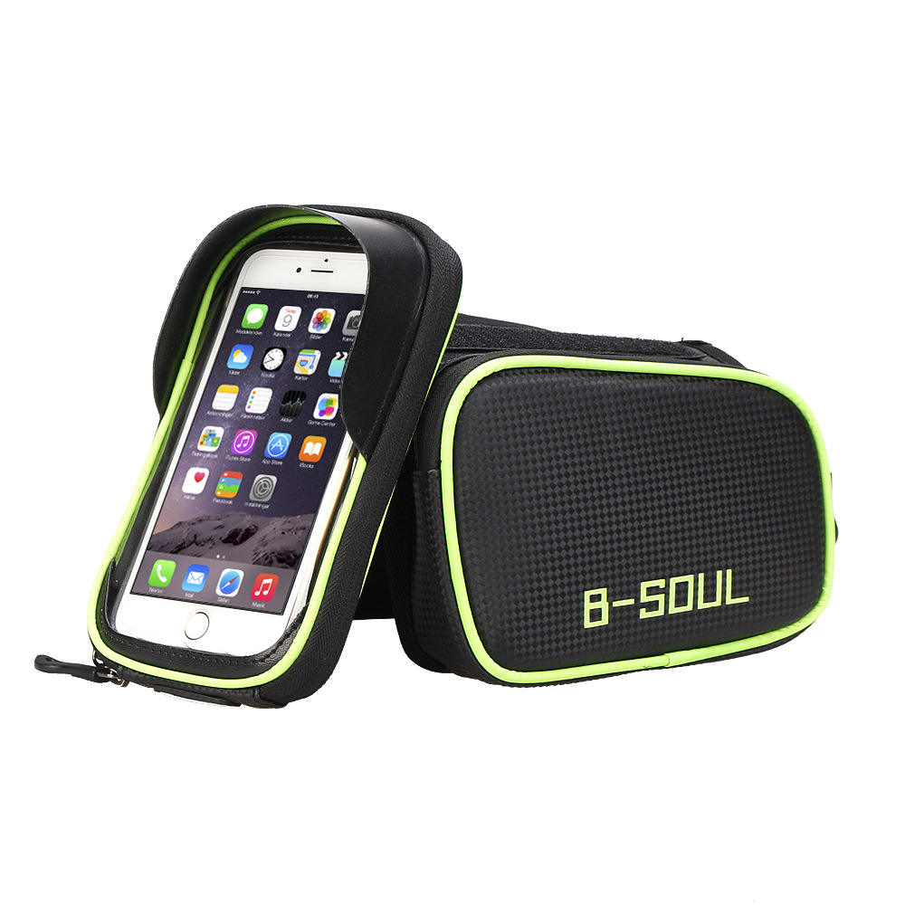 6.2 Inch Bicycle Handlebar Phone Holder Front Tube Bag Touch Screen Bike Phone Bag