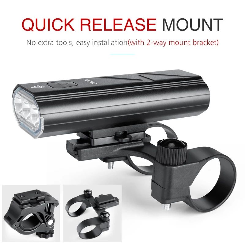 Bike Light Front USB Rechargeable Bicycle Flashlight Bike Headlight