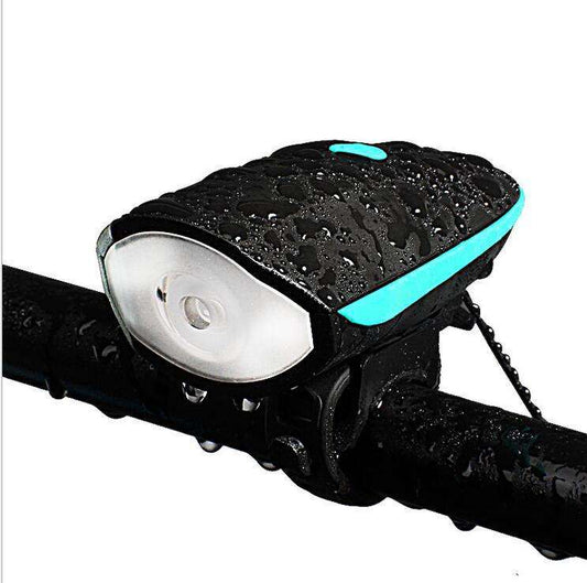 Waterproof Bicycle Light Anti-theft Alarm Horn Bike Head Light Rechargeable Cycle Lamp Front Light for Bike