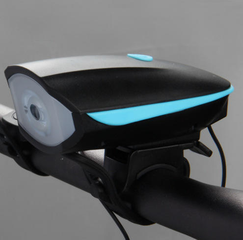 Waterproof Bicycle Light Anti-theft Alarm Horn Bike Head Light Rechargeable Cycle Lamp Front Light for Bike