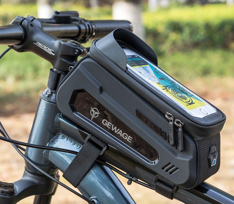 Bike Frame Upper Pipe Bag Waterproof Touchscreen Bag MTB Pack Bike Bag With Phone Case