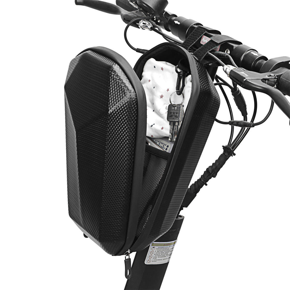 Universal Electric Scooter Front Bag 4L Waterproof Front Storage Hanging Bag Scooter Accessories