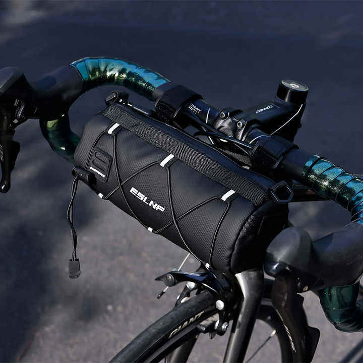 Bike Front Frame Pack MTB Bike Bag Large Capacity Bicycle Front Handlebar Bag for Outdoor