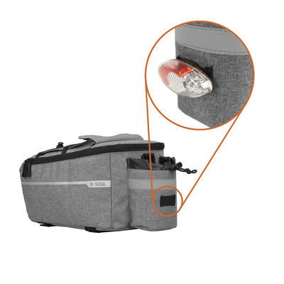 Bicycle Tail Bag Bike Folding Shelf Bag Bicycle Rear Seat Bag With Bottle Holder