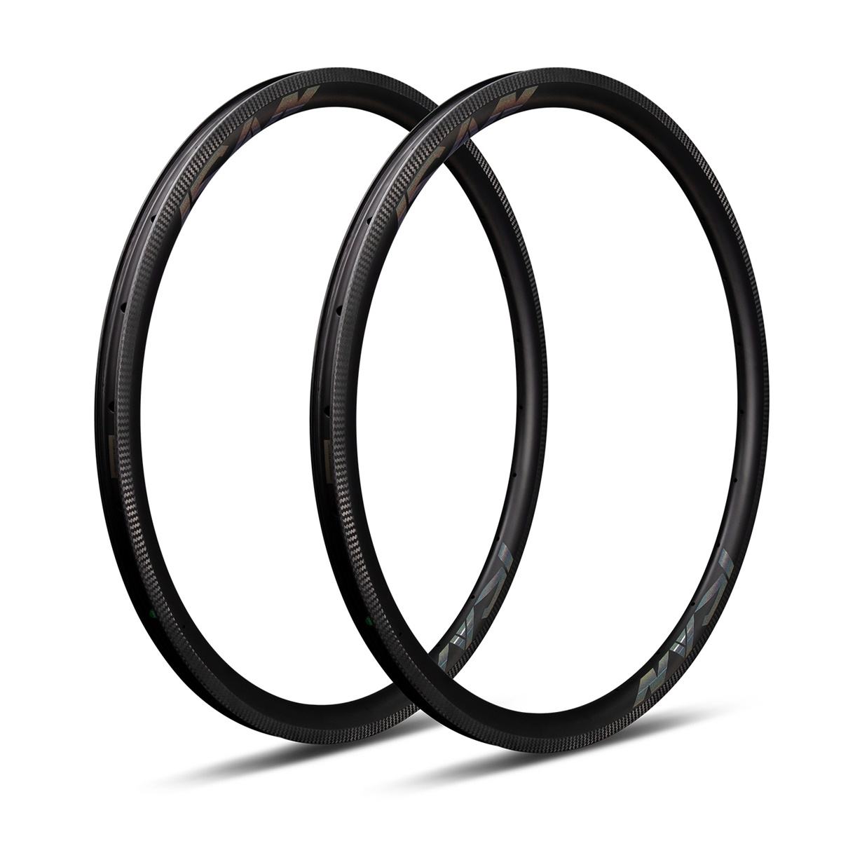 ICAN Road Wheel Brake Laser Gloss logo Cyclocross Carbon Bicycle 35C Super Light Clincher Rims