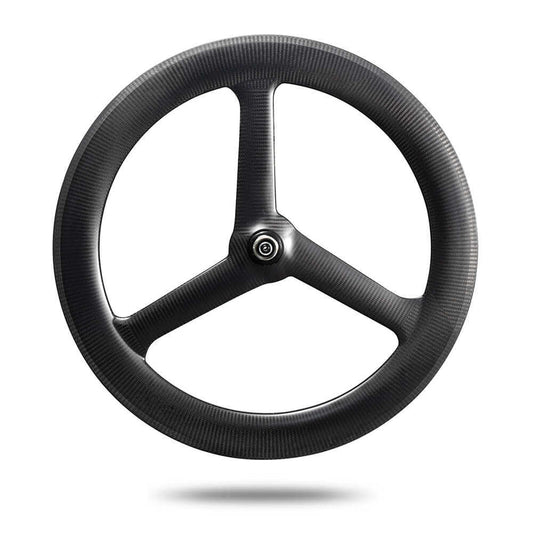 700C Carbon Wheel 3 Spoke Wheelset Clincher Depth 69mm Width 27mm V Brake for Road Bike