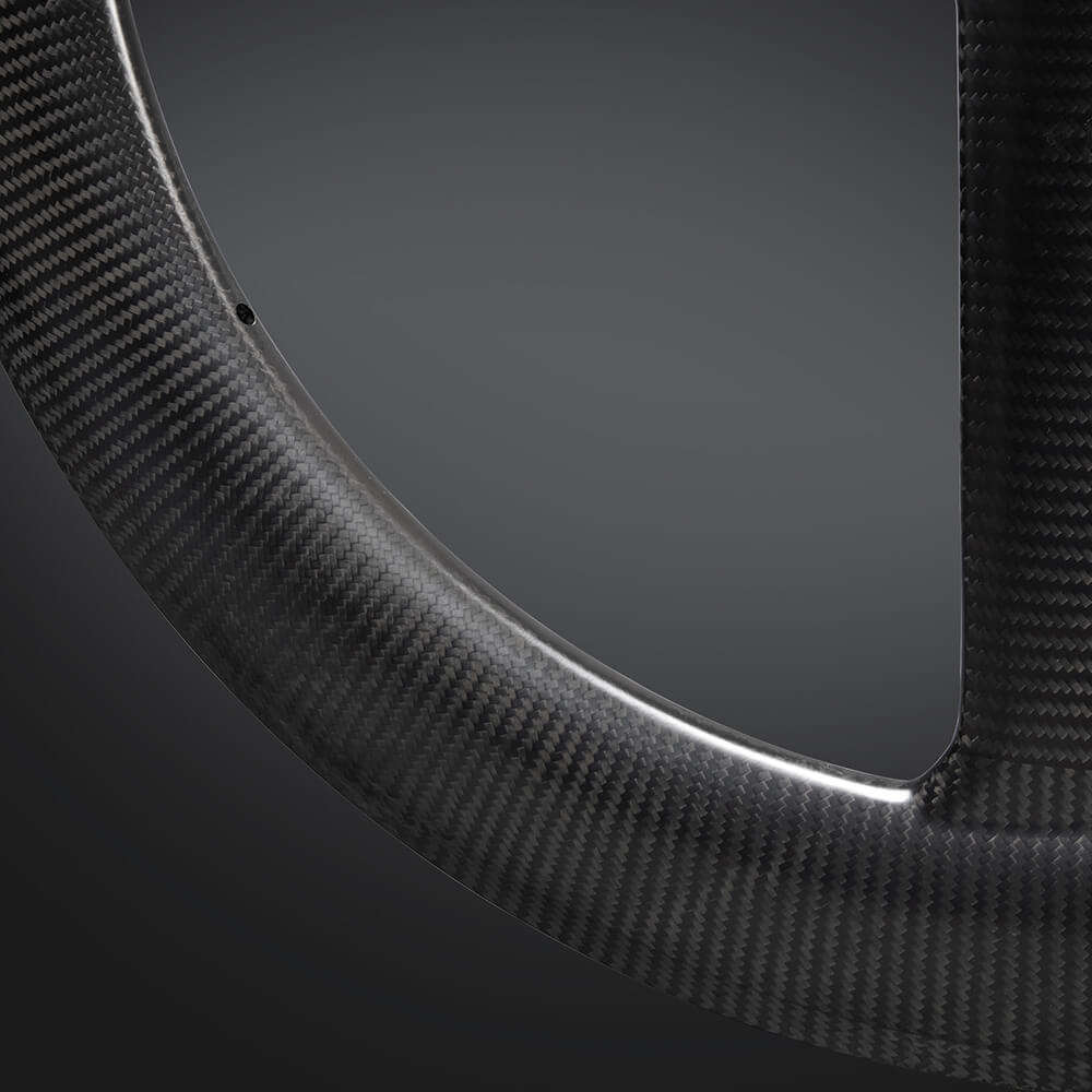 700C Carbon Wheel 3 Spoke Wheelset Clincher Depth 69mm Width 27mm V Brake for Road Bike