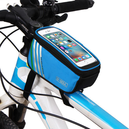 Cycling Accessories MTB Road Bike Bag Bicycle Top Tube Bag Bike Mobile Phone Bag