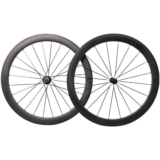 Hot Sale 700C Carbon Road Bike Wheelset 50T Tubular Rim Profile UD Matte Customize Painting and Decals Are Acceptable