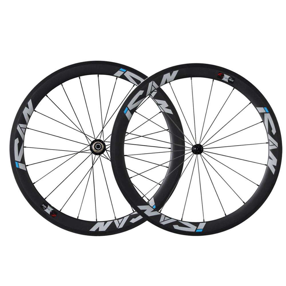Hot Sale 700C Carbon Road Bike Wheelset 50T Tubular Rim Profile UD Matte Customize Painting and Decals Are Acceptable