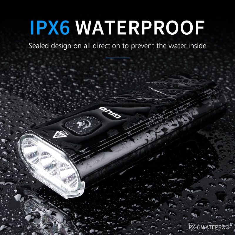 Bike Light Front USB Rechargeable Bicycle Flashlight Bike Headlight