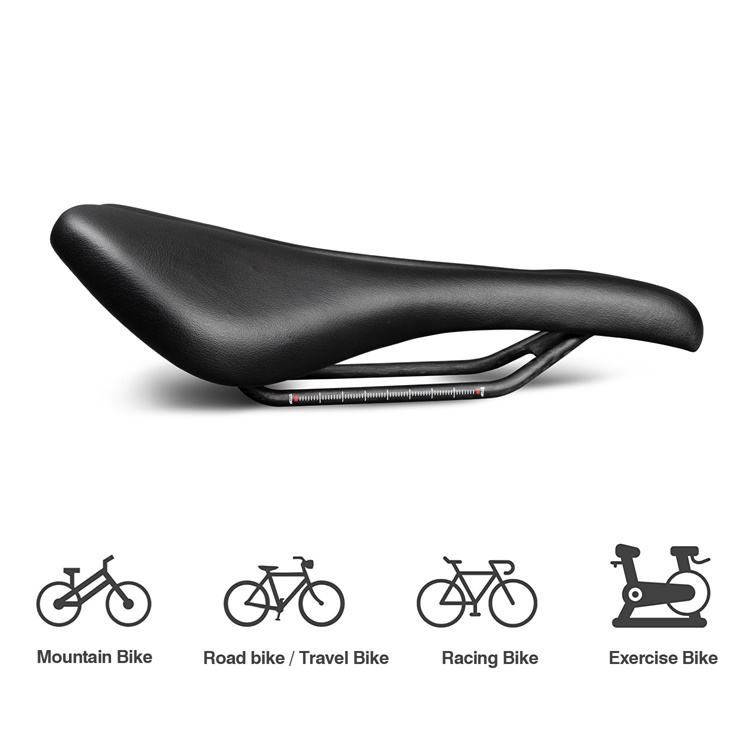 New Carbon Bike Saddle Leather Saddle