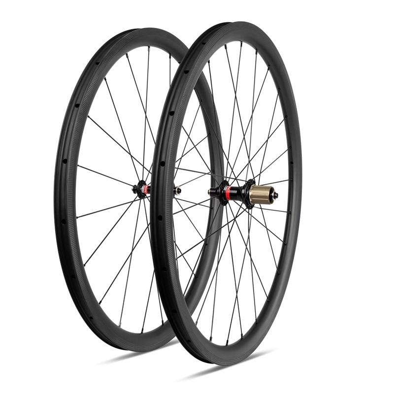 700c Carbon Wheels Road V Brake Rim Brake Bicycle 35mm Depth 29mm Width for Carbon Fiber Road Bike