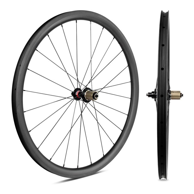 700c Carbon Wheels Road V Brake Rim Brake Bicycle 35mm Depth 29mm Width for Carbon Fiber Road Bike