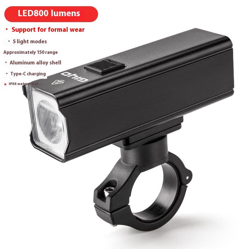 GIYO High Lumen LED Bicycle Headlight USB Charging ABS Waterproof Riding Lights Bicycle Front Light